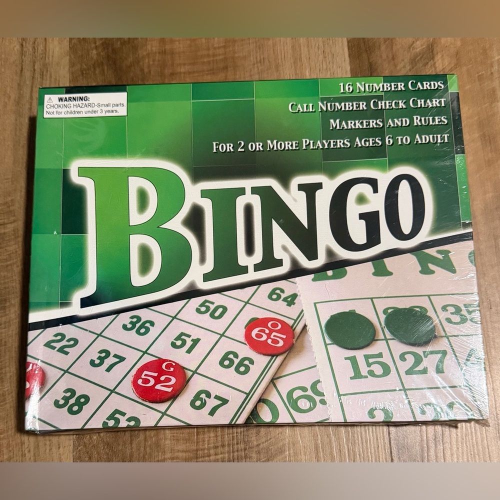 Classic Green Bingo Game Set